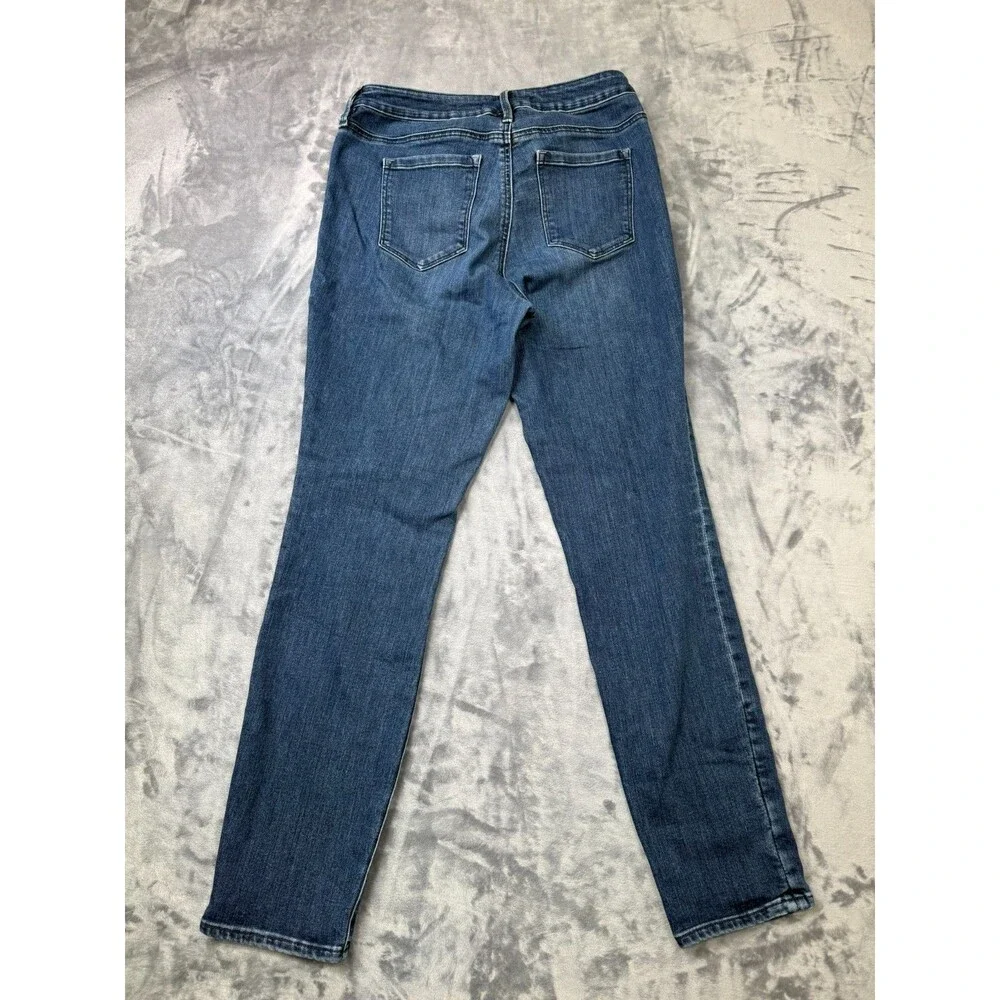 Athleta Sculptek Jeans Skinny Size 8 Dark Wash RN 54023